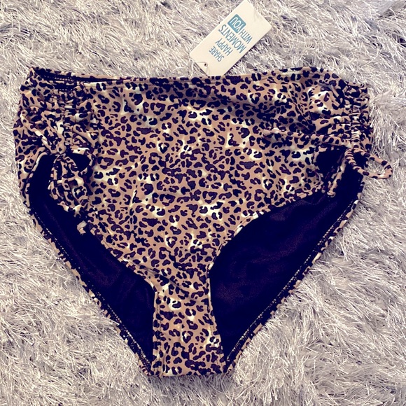 Swim Xlarge Nwt Bikini Bottom Animal Print Poshmark